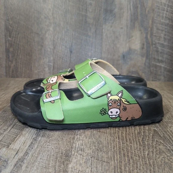 Birkis by Birkenstock Woodby Green Horse Arizona EUR 39 US Women 8 Men 6 Rare - Picture 2 of 13